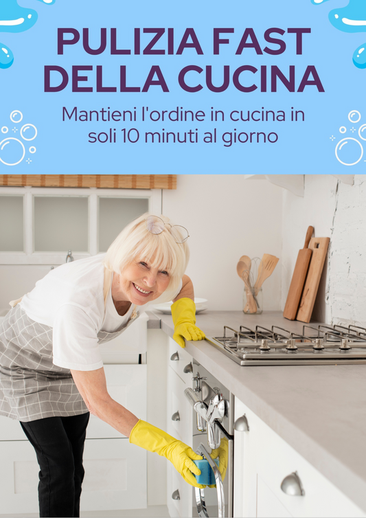 I segreti per pulire la cucina in 10 minuti
